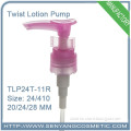 Pink Plastic Locked Lotion Pump Hand Wash Pump Dispenser (TLP24T-11R)